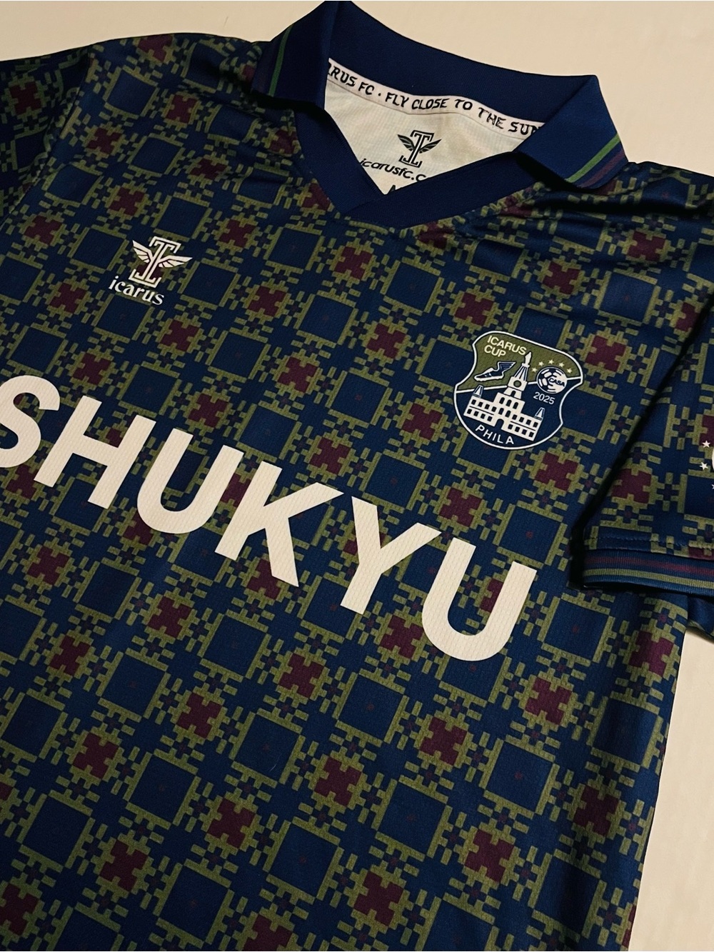 NEW Icarus FC Cup CASA 2025 Philadelphia Collared Soccer Jersey MEDIUM Shukyu